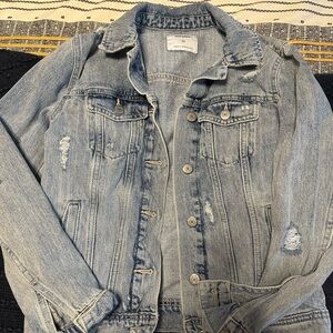 Old Navy Classic Blue Trendy Denim Jacket